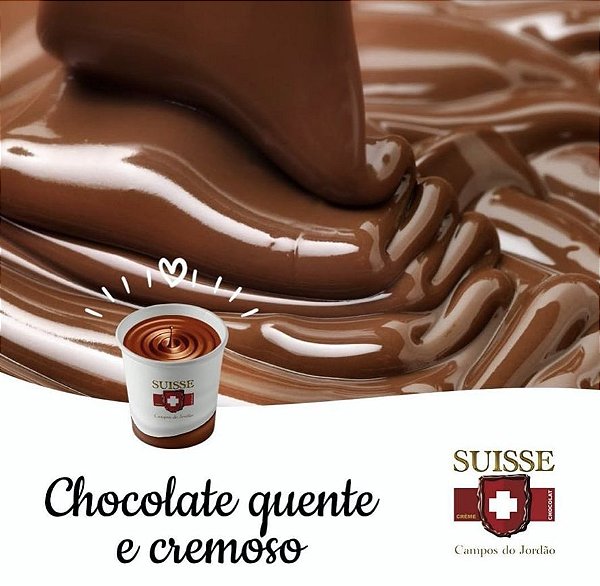 Chocolate Quente Cremoso tipo Europeu 200g Suisse Chocolat