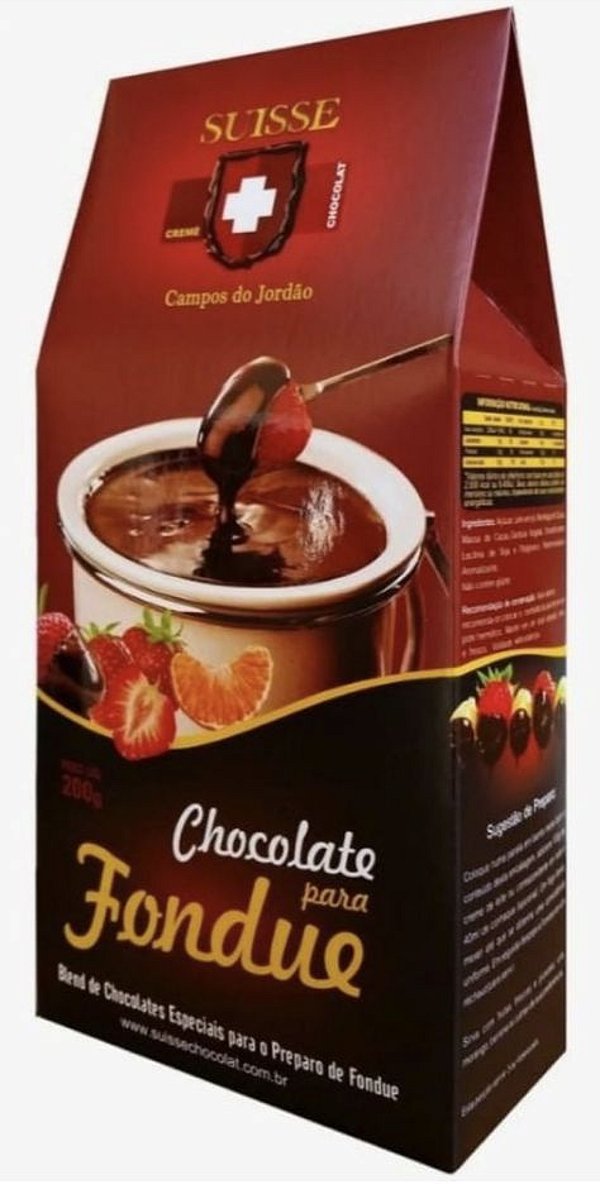 Chocolate para Fondue 200g - Suisse Chocolat