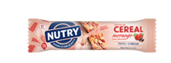 Barra de Cereal morango com chocolate com 24 unidades - Nutry