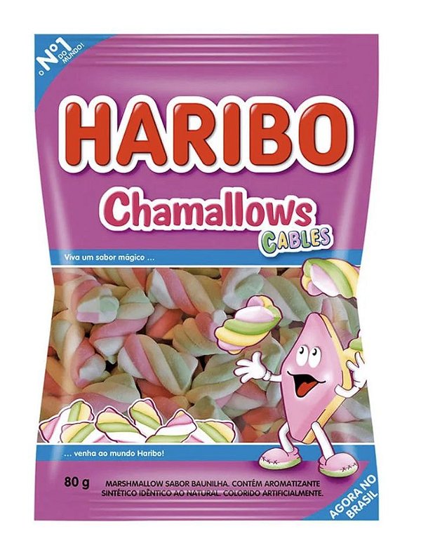 Marshmallows Chamallows Cables  80g - Haribo