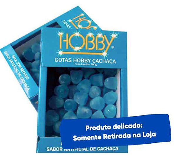 Gotas de Licor Hobby Cachaça 200g