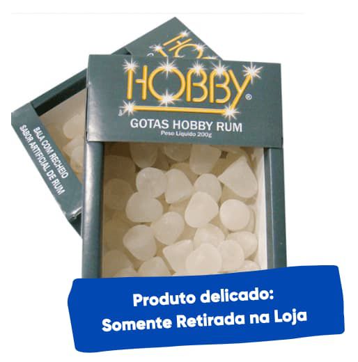 Gotas de Licor Hobby Rum 200g