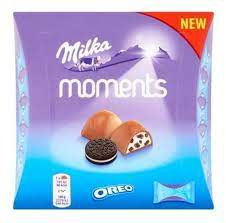 Chocolate Moments Sabor Oreo 92g - 11 Unidades de 8,3g - Milka