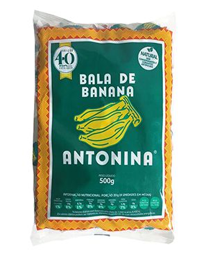 Bala de Banana Natural 500g - Antonina