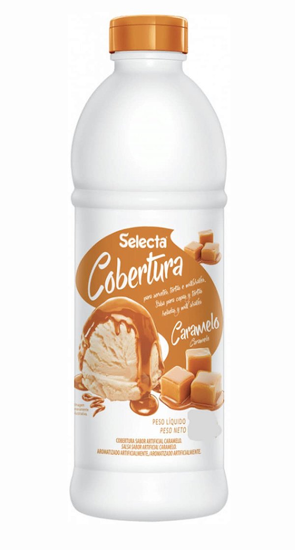 Cobertura para Sorvete Sabor Caramelo 300g Selecta