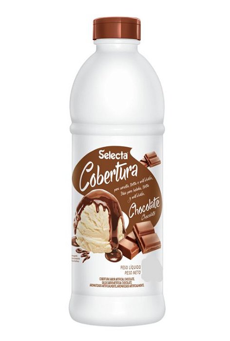 Cobertura para Sorvete Selecta sabor Chocolate 300g
