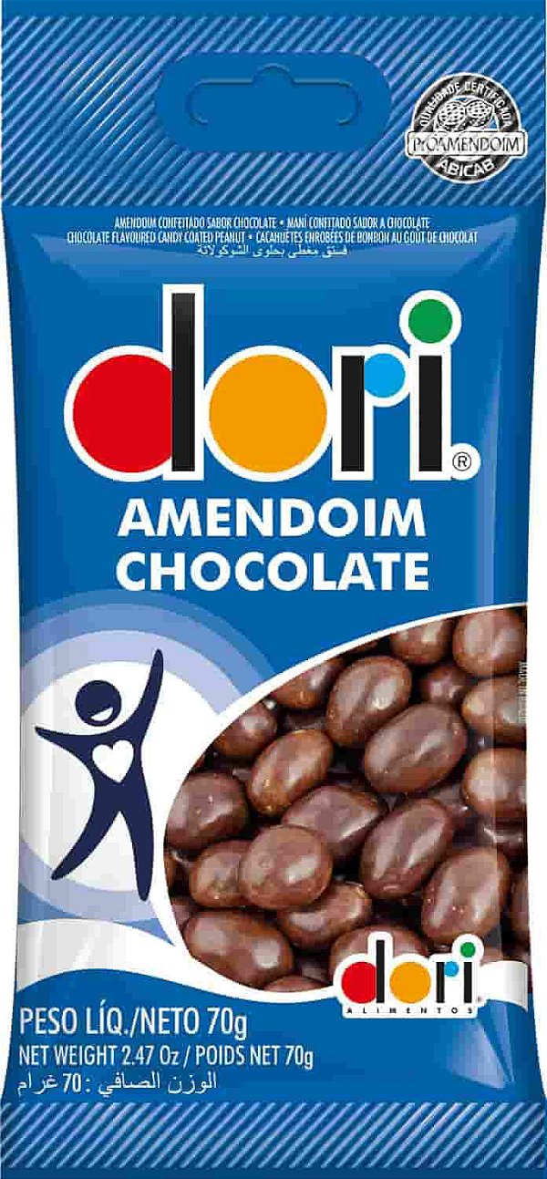 Amendoim com Chocolate Dori 70g