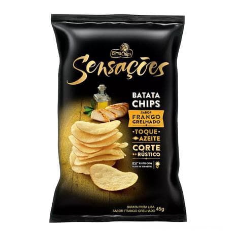 Batata Chips Sensações Frango Grelhado Elma Chips 45g