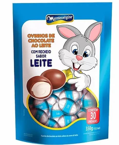 Ovinhos de Páscoa Chocolate ao Leite Montevérgine 350g