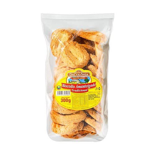 Biscoito Amanteigado Tradicional 300g - DaColonia