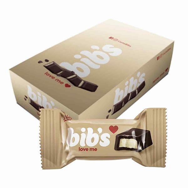Chocolate Bib's Love Me Castanha de Caju Neugebauer com 20 unidades