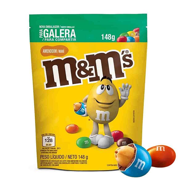 Chocolate M&M Confete de Amendoim 148g