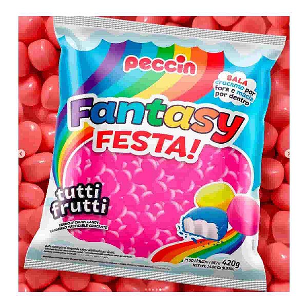 Bala Rosa Mastigável Fantasy Festa Peccin 420g