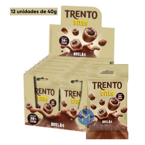 Trento Bites Branco Dark 40g