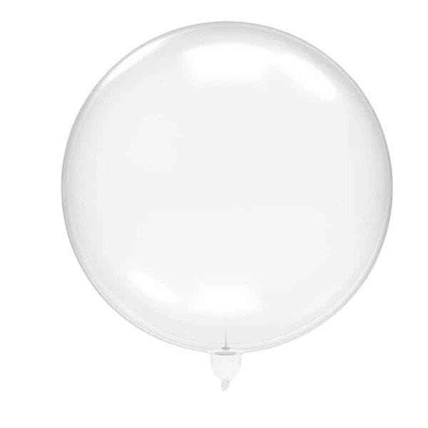 Balão Redondo Transparente Bubble Grupo Festa 24" 60cm