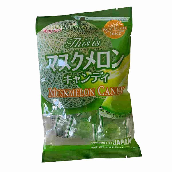 Bala sabor Melão Muskmelo Candy 115g Kasugai Seika