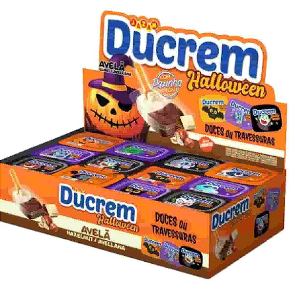Chocolate Ducrem Avelã Halloween Jazam com 48 unidades