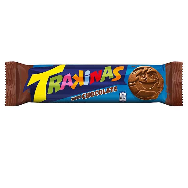 Biscoito Recheado Trakinas Chocolate 126g