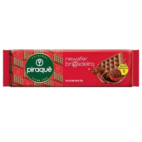 Biscoito Piraquê Newafer Brigadeiro 100g