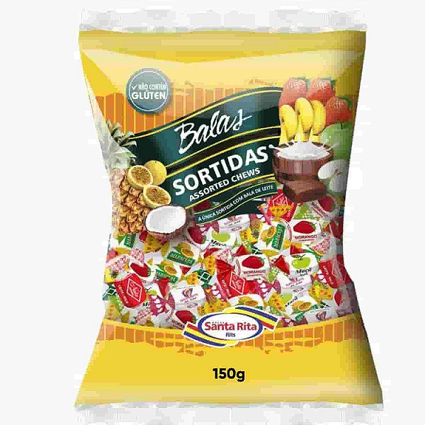 Bala Mastigável Fantasia Santa Rita 150g