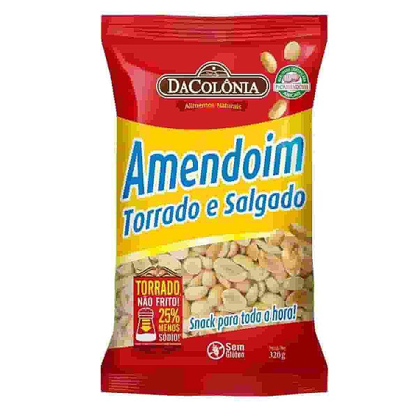 Amendoim Torrado e Salgado DaColônia 320g