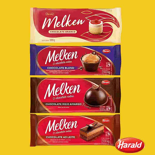 Chocolate Nobre Barra Melken 1kg Harald