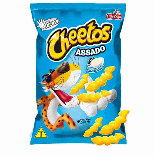 Salgadinho de Milho Cheetos Assado Requeijão Onda Elma Chips 45g