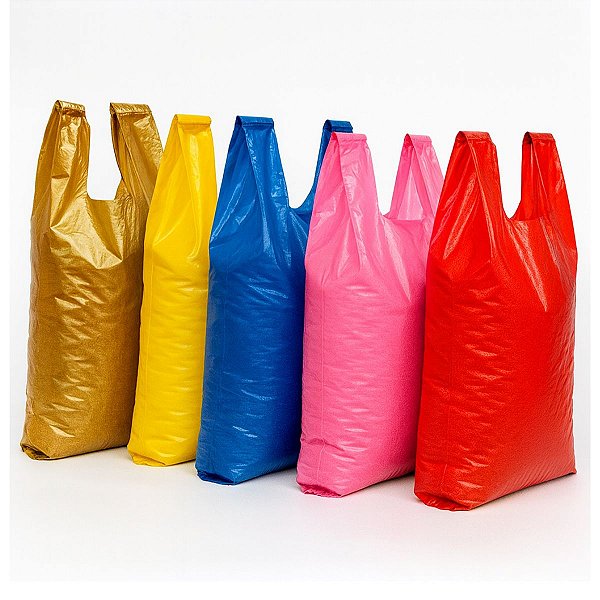 Sacola Plástica Reforçada 50x60 com 100 unidades SustenPlast