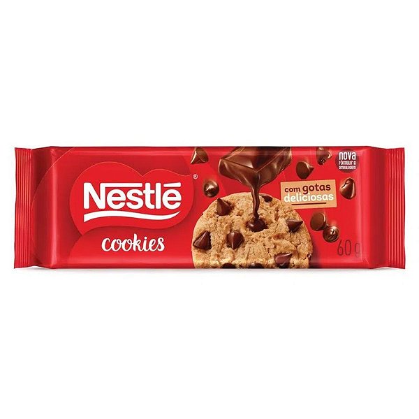 Biscoito Cookies Classico com Gotas de Chocolate Nestlé 60g
