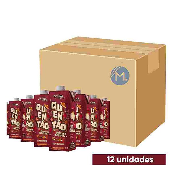 Caixa Quentão com Vinho Collina 12 unidades de 1L
