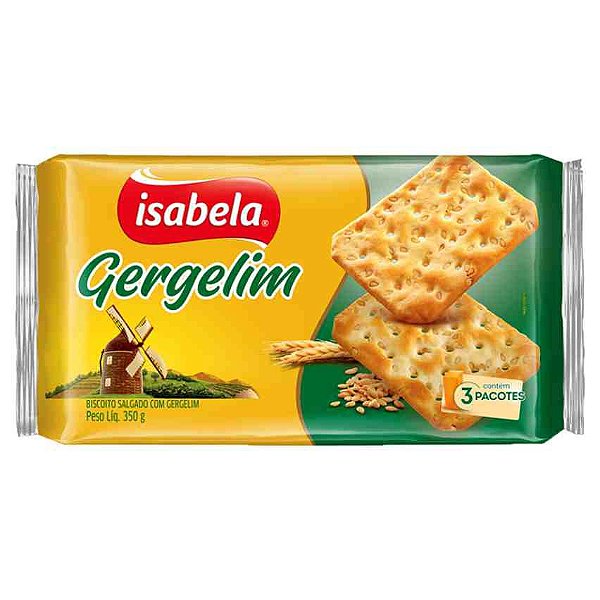 Biscoito Isabela Cracker Gergelim 350g
