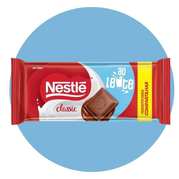 Barra de Chocolate Nestle Classic Choc ao Leite 150g