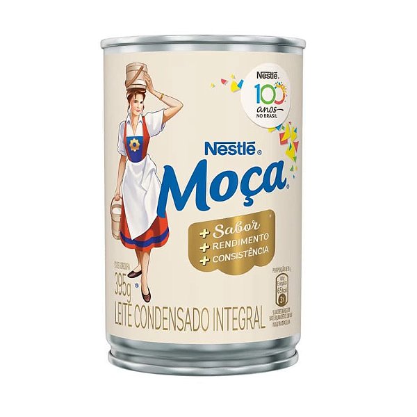 Leite Condensado Moça Tradicional  Lata 395g