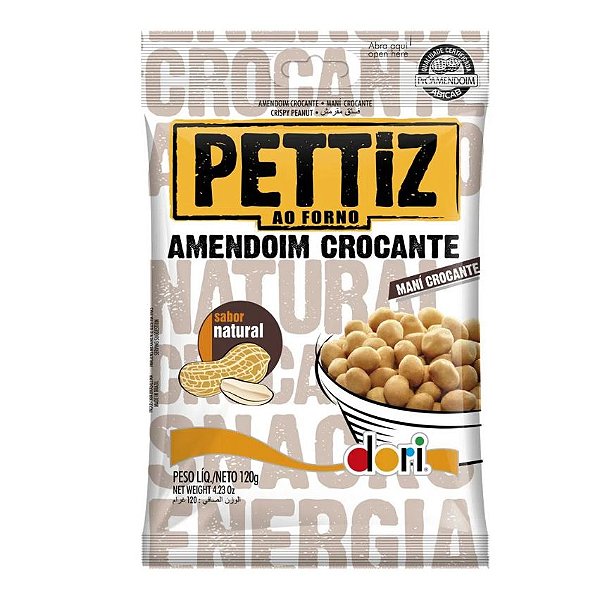 Amendoim Crocante Pettiz Natural 120g