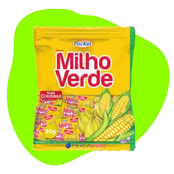 Bala Pocket Milho Verde 50g Riclan