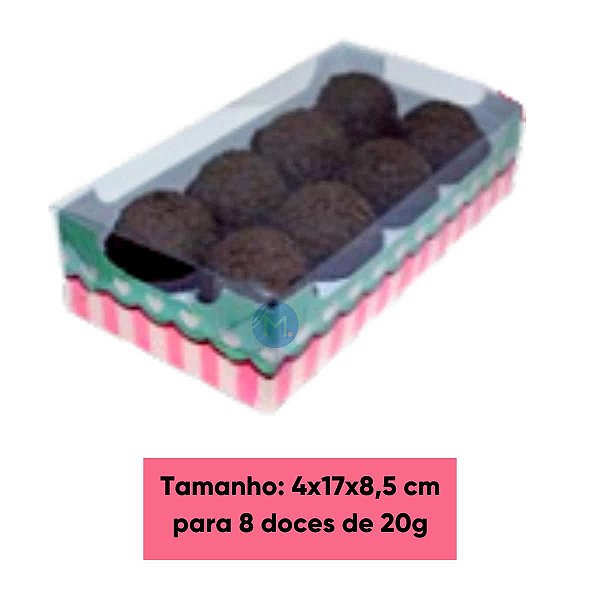 Caixa Encanto com Berço para 8 doces Cute Candy C3777 Ideia com 10 unidades