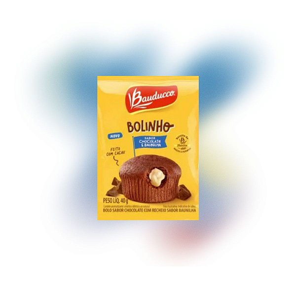 Bolinho Chocolate e Baunilha Bauducco 40g