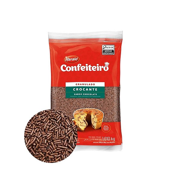 Granulado Crocante Chocolate Confeiteiro 1,010KG