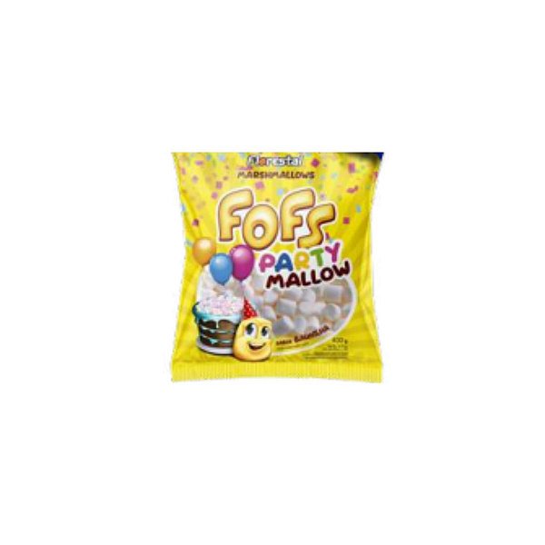 Marshmallow Fofs Party Mallow Branco 250g Florestal