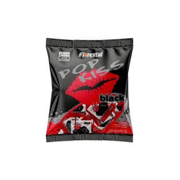 Pirulito Pop Kiss Black Cola 500g Florestal