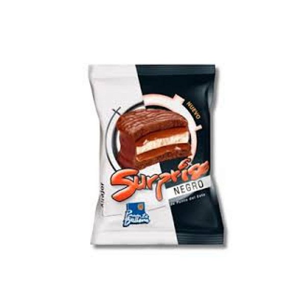 Alfajor Surprise Negro  3 Recheios 60g Punta Ballena
