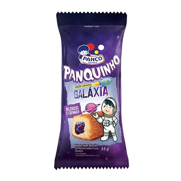 Bolinho Panquinho Galáxia 35g Panco