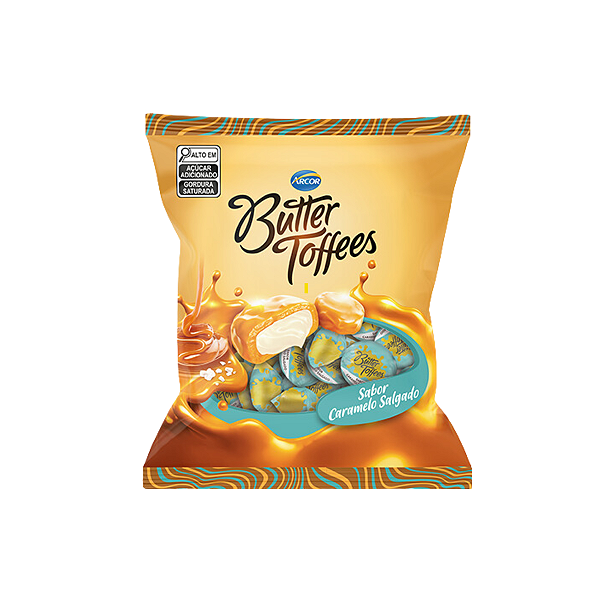 Bala Butter Toffees Caramelo Salgado 500G