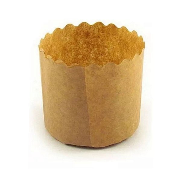 Forma Kraft para Mini Panetone 100g com 12 unidades Curifest