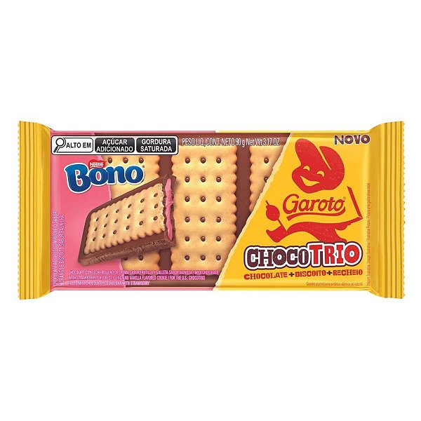 ChocoTrio Bono Morango 90g