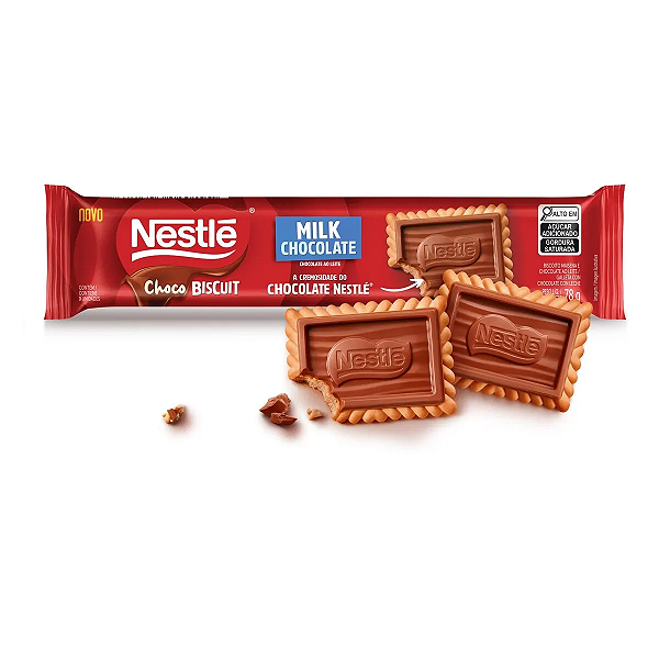 Chocobiscuit Chocolate ao Leite 78g Nestlé