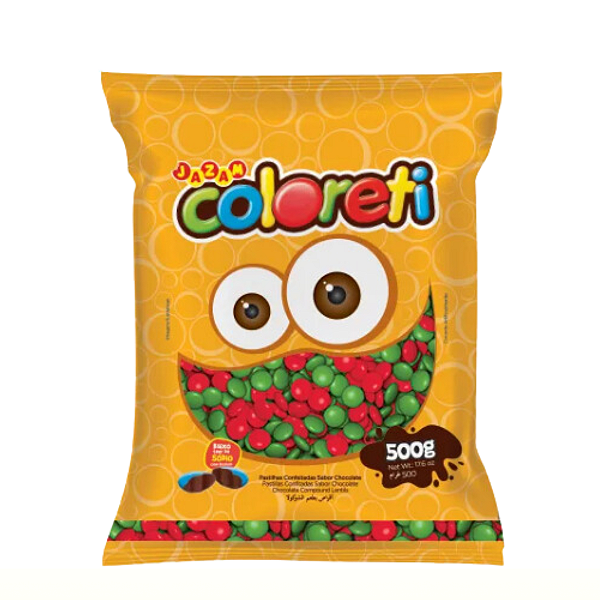 Coloreti Verde e Vermelho 500g
