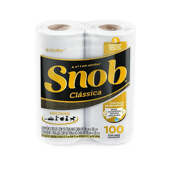 Toalha de Papel Snob Clássica c/100