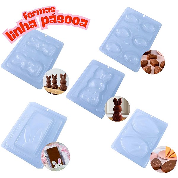 Forma Especial Com Silicone Linha De Páscoa BWB