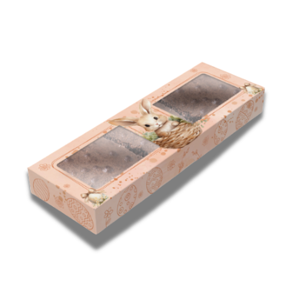Caixa P/ 3 Brownies Coelinho Encantado c/ 10 un - Ideia